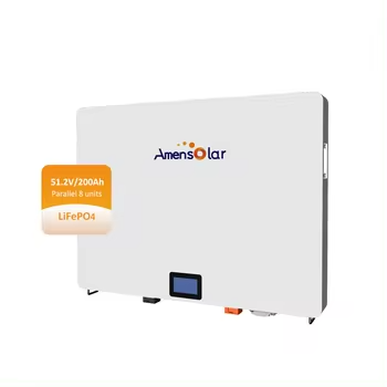 AMSOL LI-AMSOL-AW5120 51.2V 100AH, 5.12KWH Wall-Mounted Battery with 10-Year Warranty, 6000+ Cycles (DoD 90%)