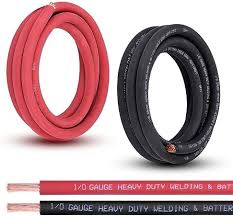 1/0 AWG (55mm²) Battery Rubber Cable - Black (SC-55-1/0AWG-EES-BLK)