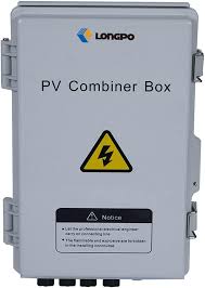 SCB-4-63 4 String PV Combiner Box with Lightning Arrester, 15A Rated Current Fuse, and 2P 63A Circuit Breakers for On/Off Grid Solar Panel System