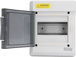 Box-6-DR 6 Way Din Rail PVC Box with Transparent Cover