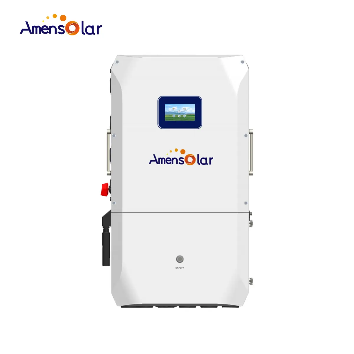 AMSOL INV-AMSOL-X12.0-USA 12KW 120V/240V Split phase Inverter With wifi,dc switch, 2 set mutual inductor and Touch Screen Hybrid Inverter