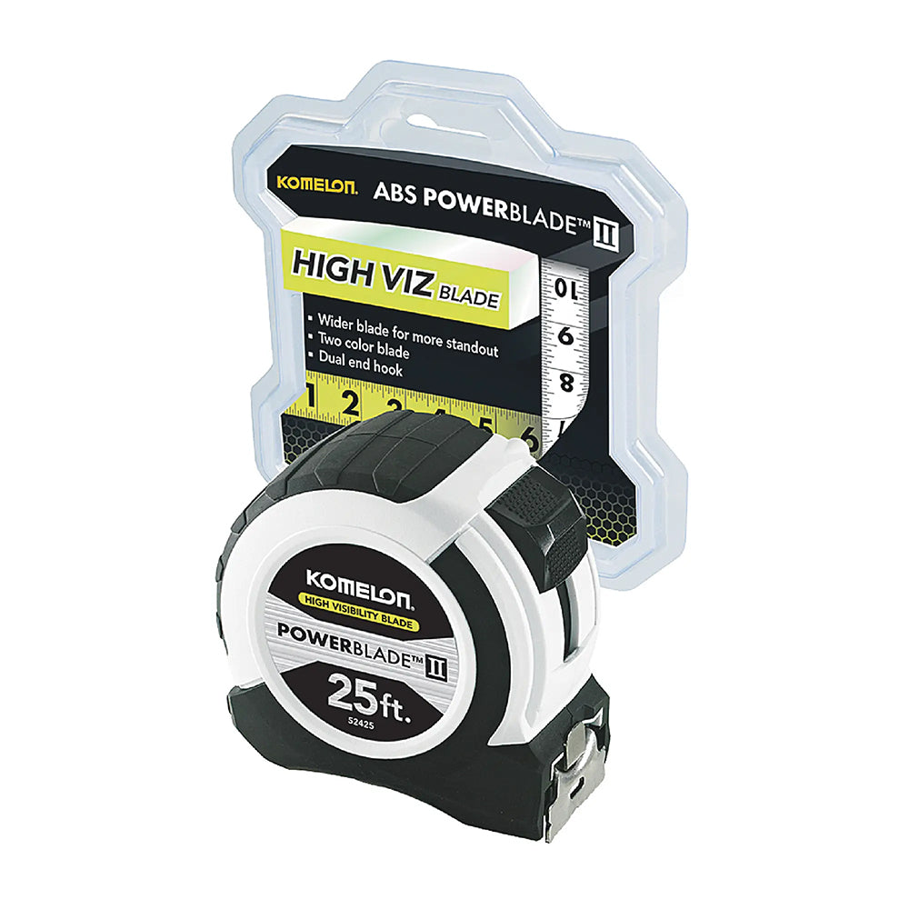 Komelon TAPE-MEA-KMLN-52425 High Visibility Power Blade 25 .