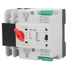 STS-ATS-100A-220V Dual Power Automatic Transfer Switch, Self-Cast Conversion Switch, Generator Changeover Switch, 230V (3P 100A)