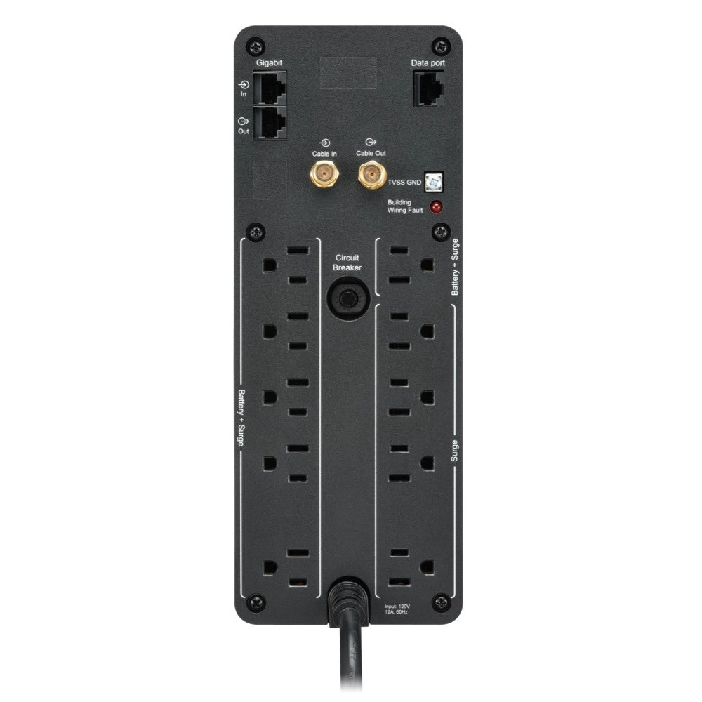 APC BR1100M2-LM Back UPS Pro BR1100VA, 10 Outlets, 2 USB, LCD Interface, LAM