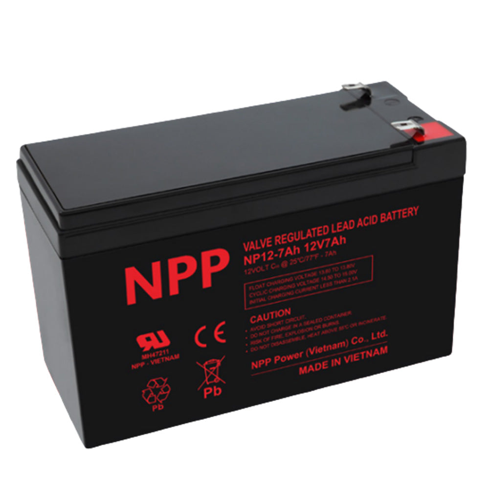 NPP12-7Ah NPP 12V 7Amp Maintenance Free Battery