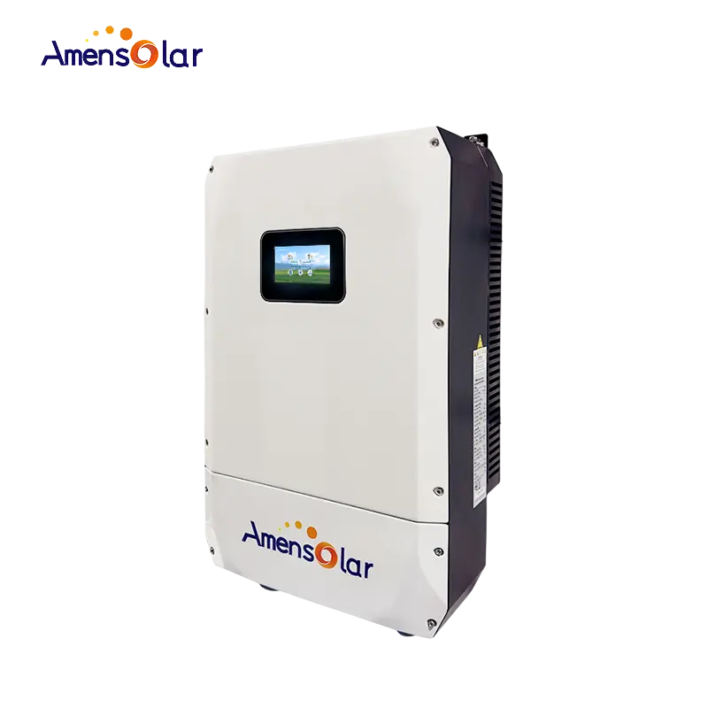 AMSOL INV-AMSOL-X10.0-USA 10KW 120V/240V Split Phase Hybrid Inverter with WiFi, DC Switch, 2 Set Mutual Inductor, Touch Screen
          