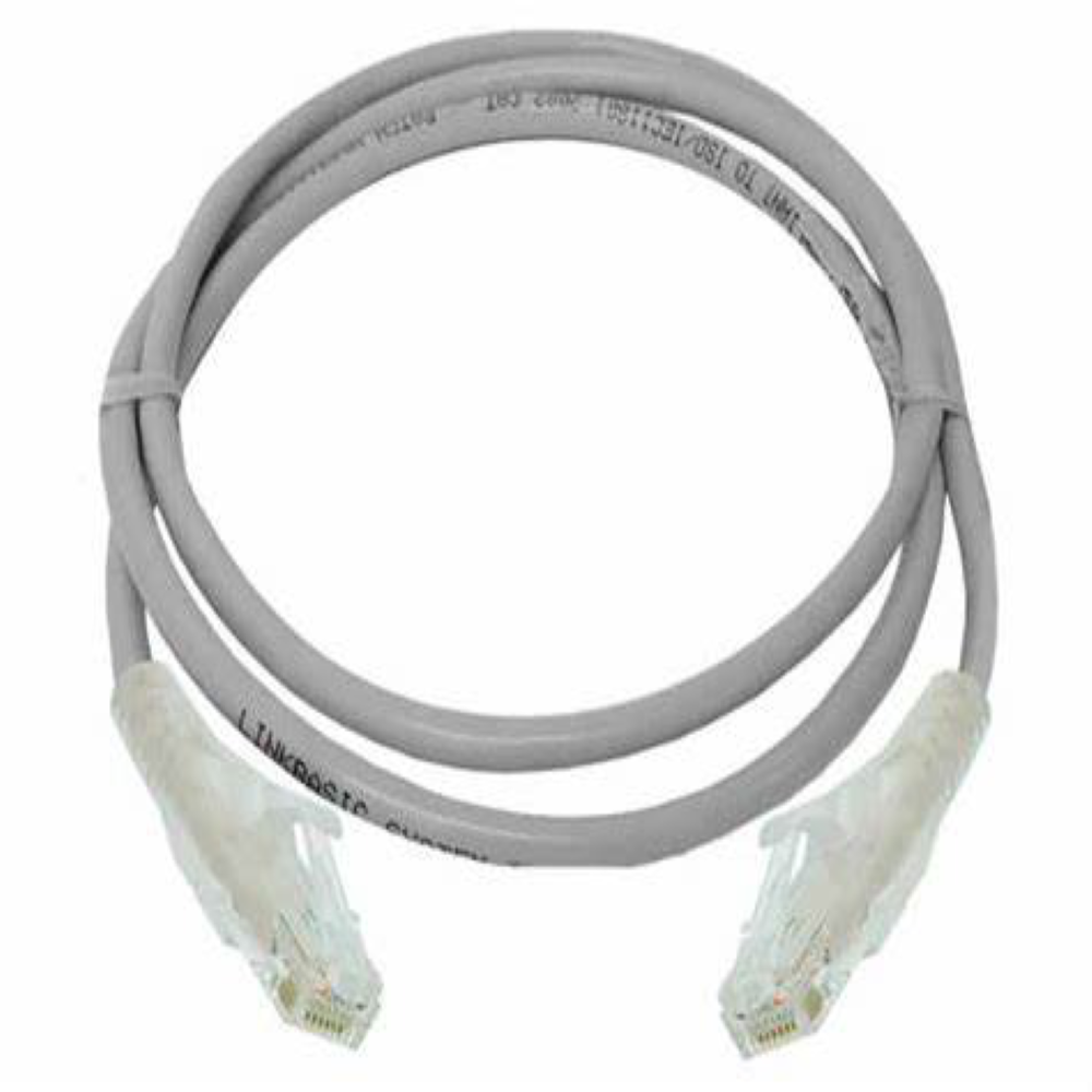 LinkBasic CAA01-UC6A-2-F Cat 6A UTP Patch Cable, Grey, 2M
          