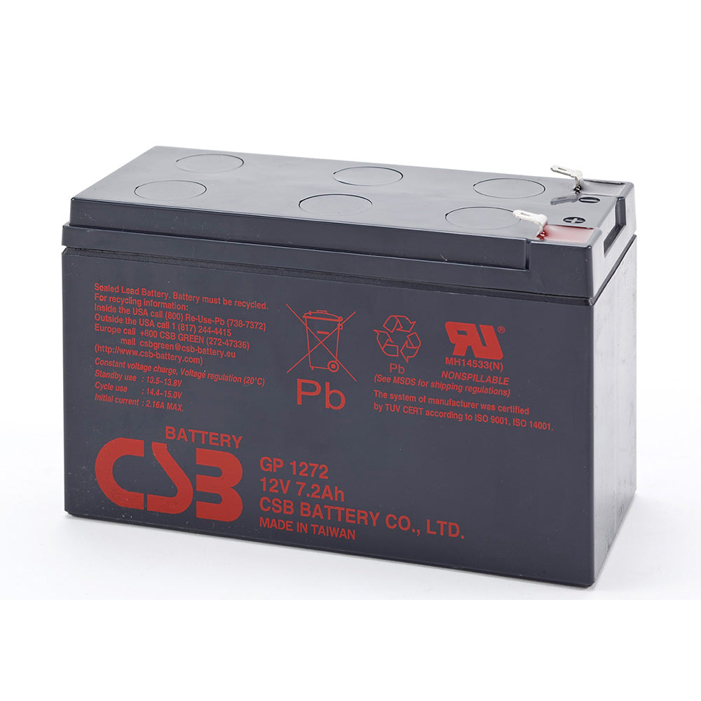 CSB CSBGP1272F2 12 Volt 7.2AH Maintenance Free Battery
          